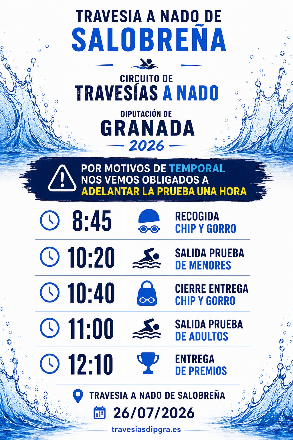 CIRCUITO DE TRAVESÍAS A NADO 2026 - TRAVESÍA SALOBREÑA